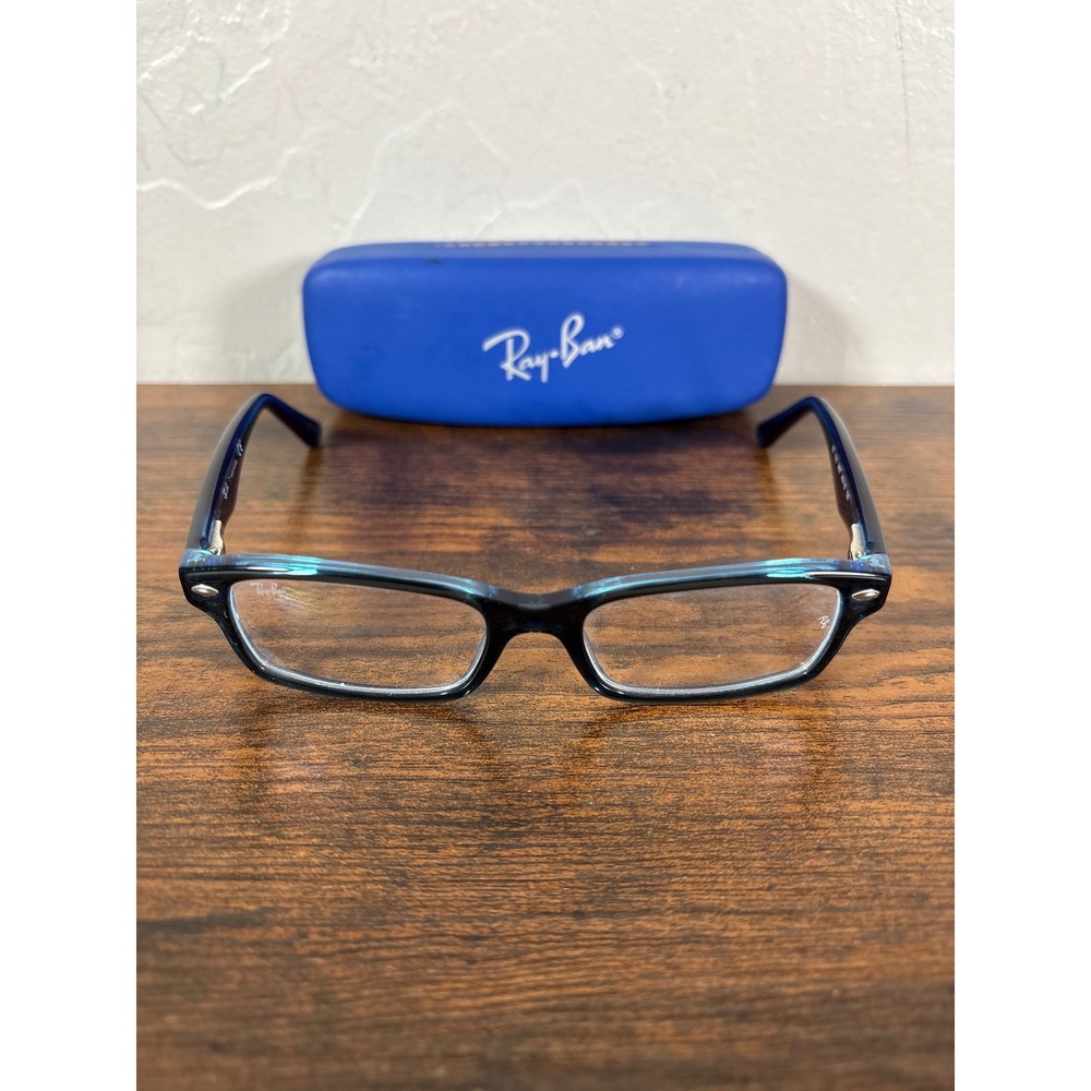 Ray-Ban Junior RB 1530 3667 Blue Black Gradient Rectangular Eyeglasses 48-16 130